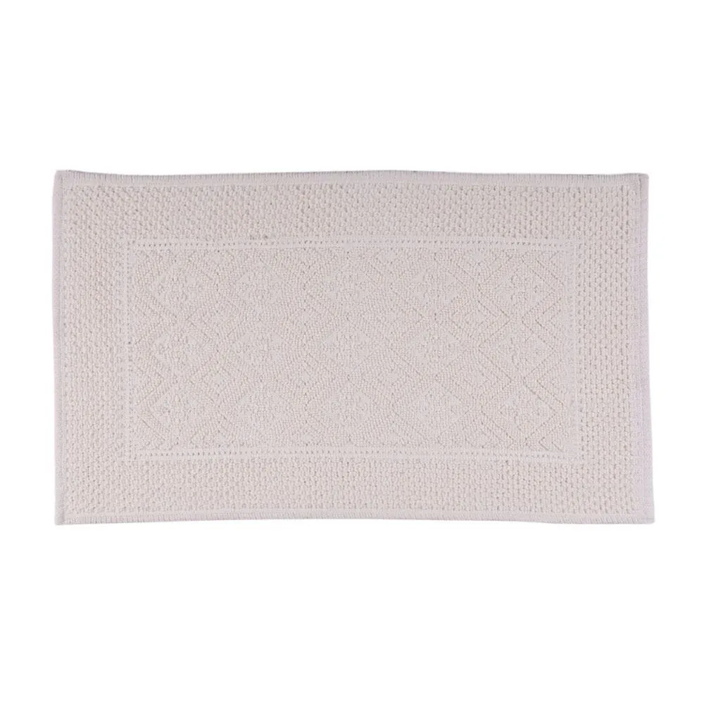 Tapete para Banheiro Mahal 50X80cm - Branco