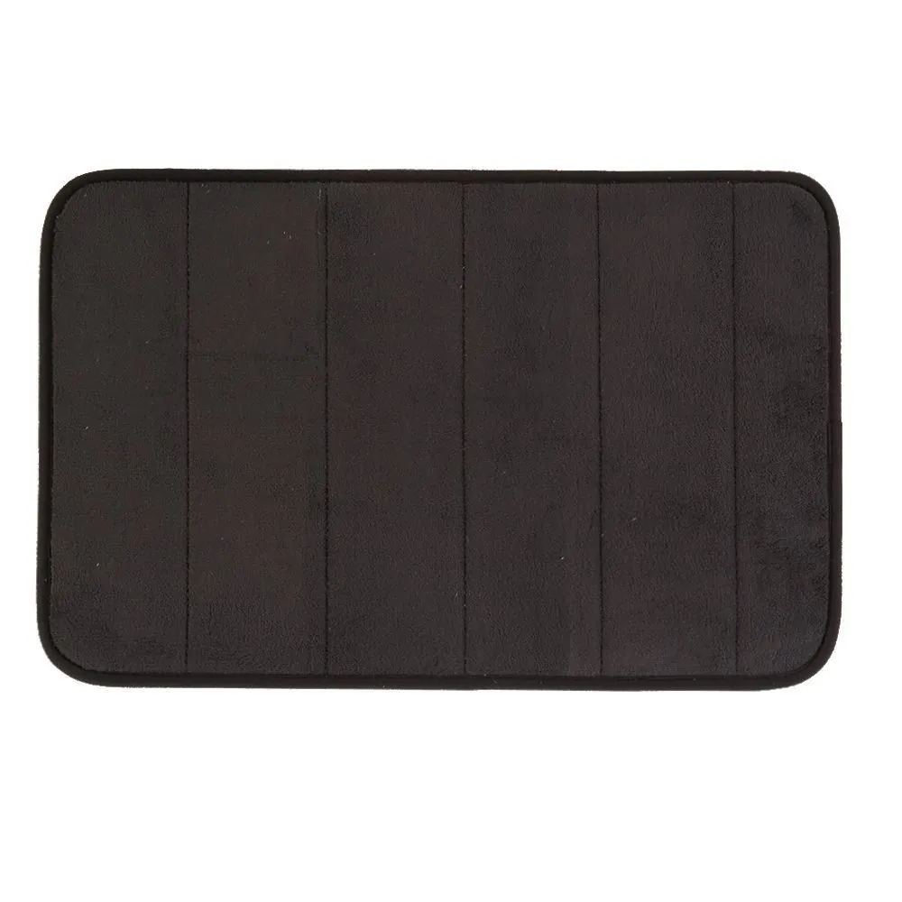 Tapete para Banheiro Majestic 40X60 Cm - Antracite Listra
