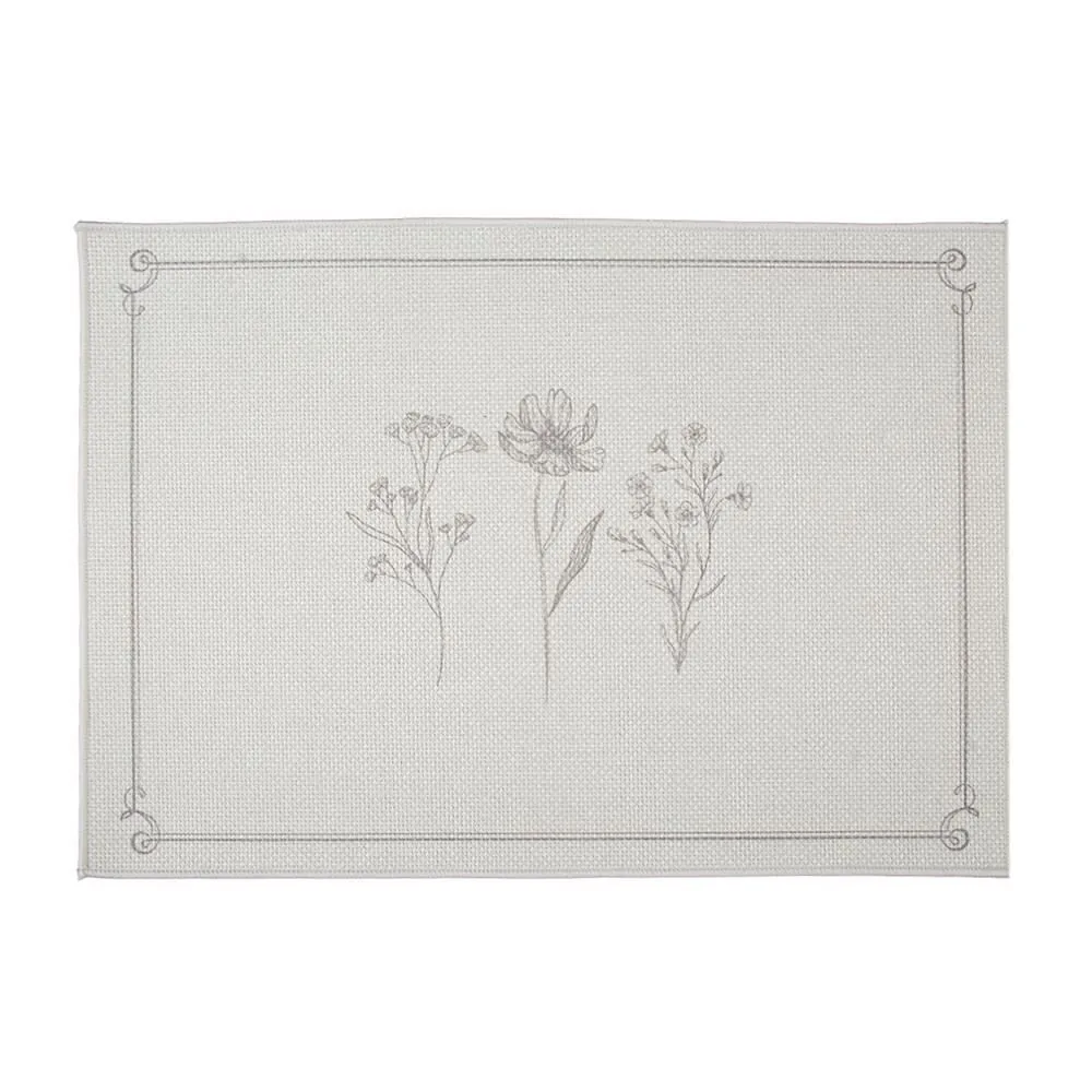 Tapete para Cozinha 53X70cm Nature - Cinza Jardim