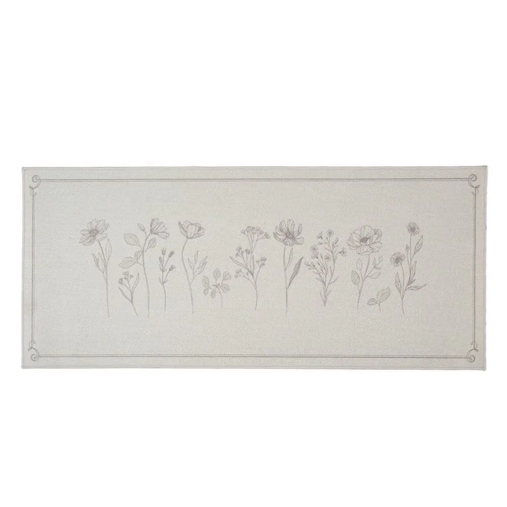 Tapete para Cozinha Nature 53Cm X 1,20M - Cinza Jardim