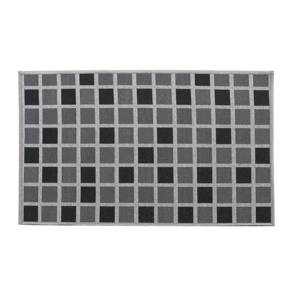 Tapete para Cozinha Siena 50X80 Cm - Cinza Gradil
