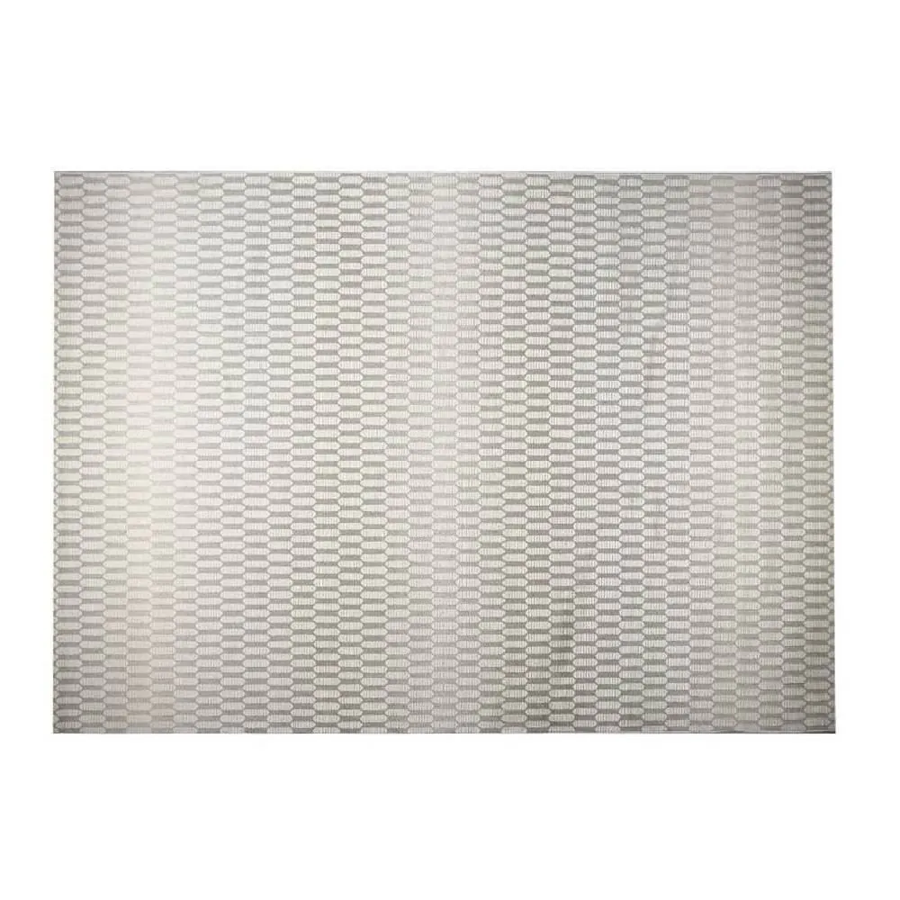 Tapete para Quarto e Sala 1,40X2,00 m Atenas - Creme Cinza