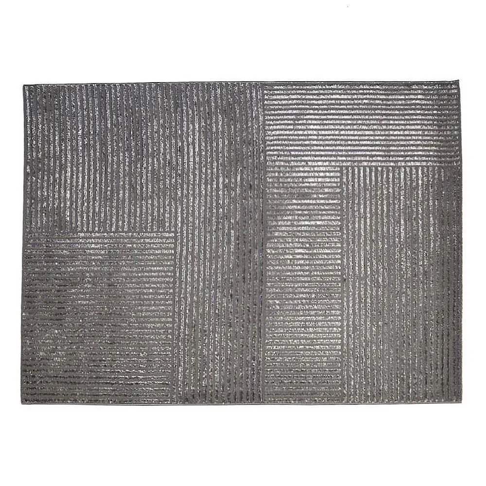 Tapete para Quarto e Sala 2,00X3,00 m Dubai - Cinza Linhas
