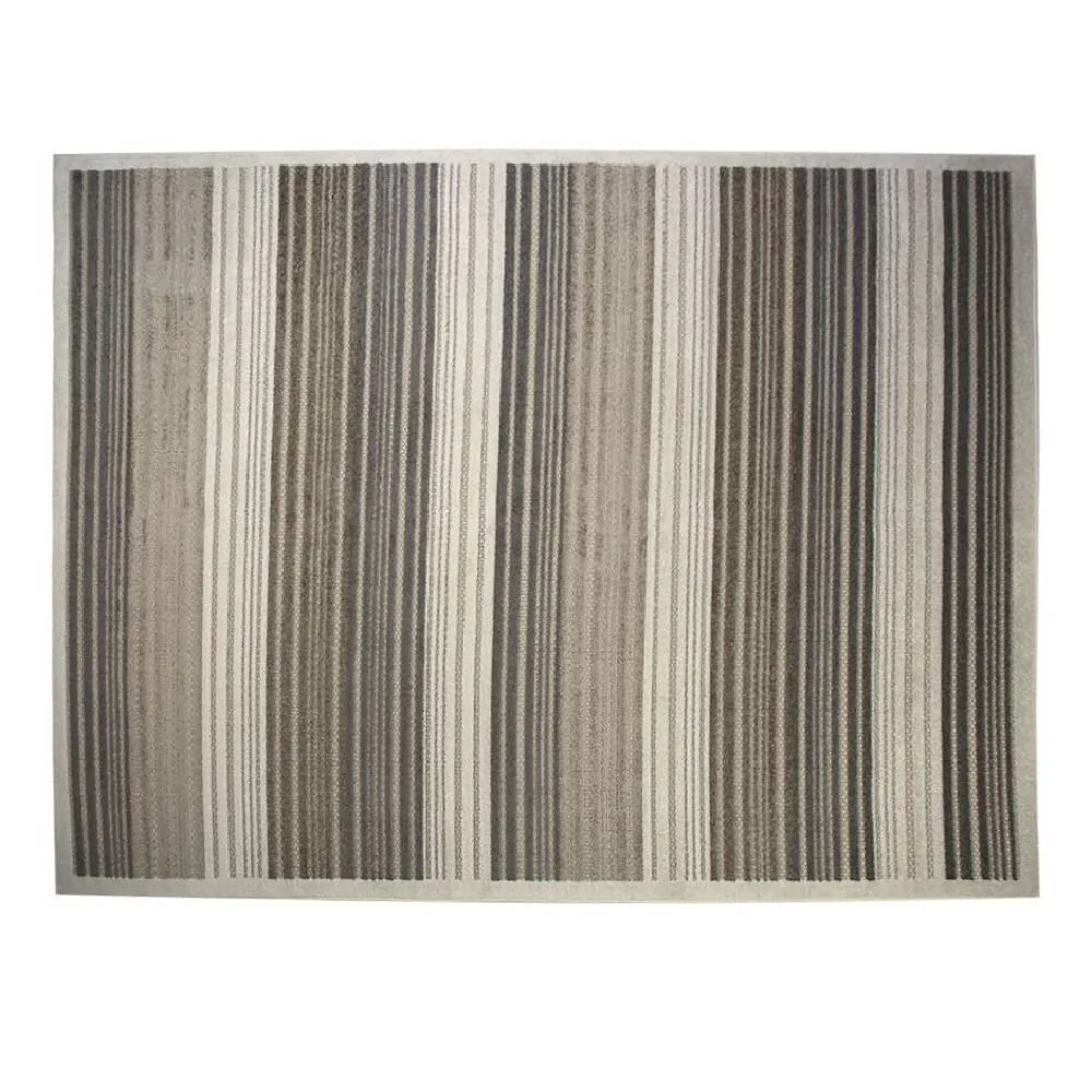 Tapete para Quarto e Sala 2,40X3,00 m Kyoto - Creme e Branco