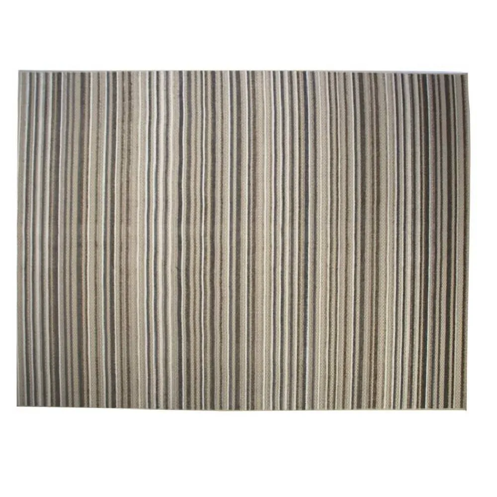 Tapete para Quarto e Sala 2,40X3,00 m Kyoto - Creme e Marrom