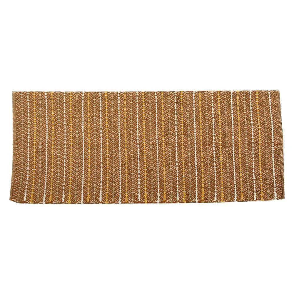 Tapete para Quarto Ou Sala 50X120 Cm Petra - Amarelo Ambar