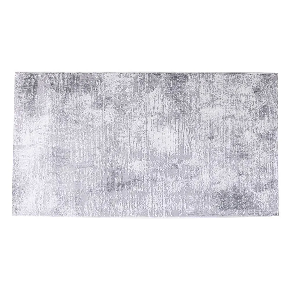 Tapete para Quarto Ou Sala 80Cm X 1,50M Versalhes - Cinza Claro