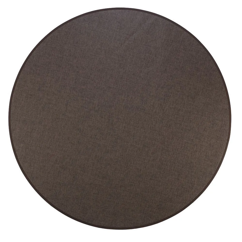 Tapete para Quarto e Sala 2,00X2,00 M Titanium Redondo - Marrom