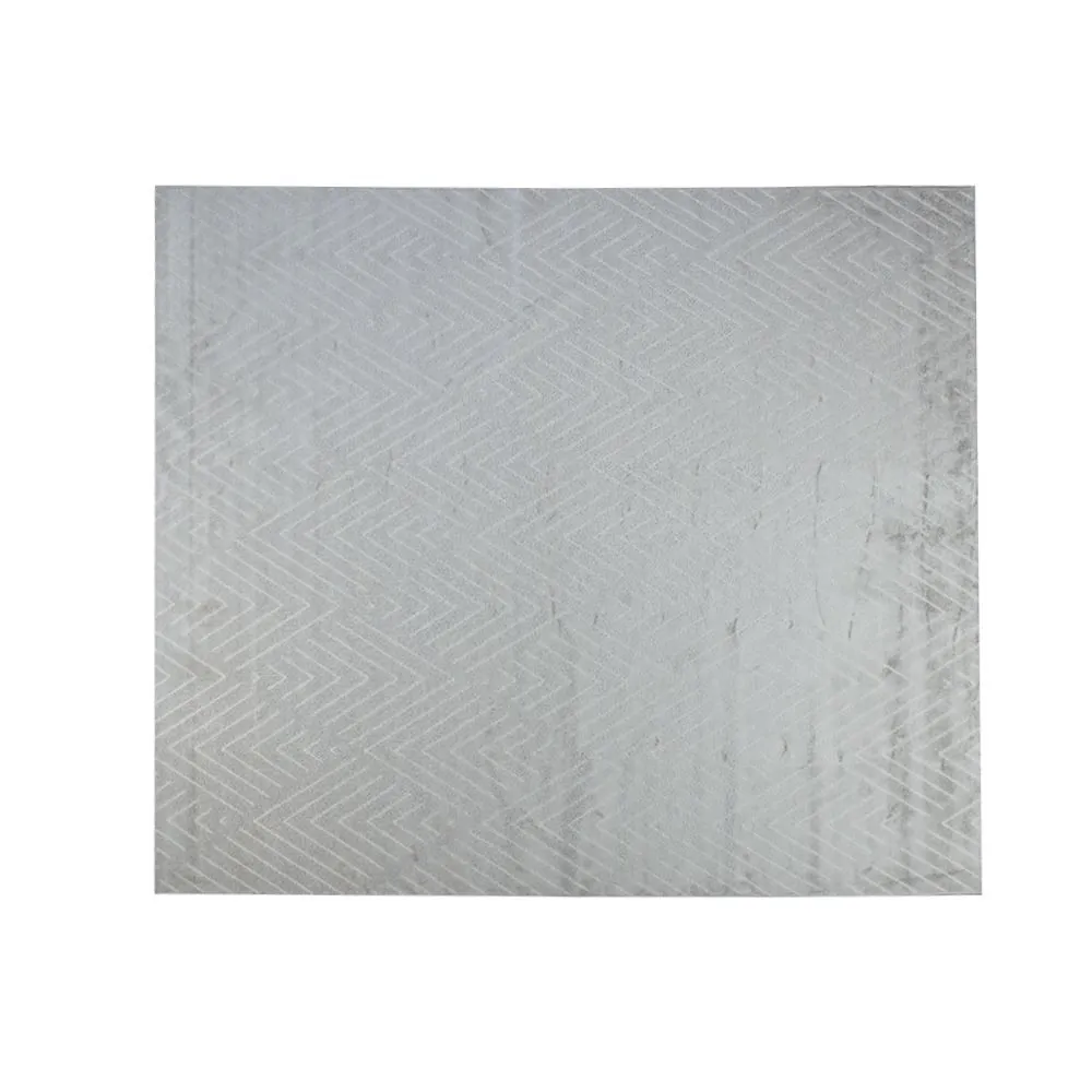 Tapete para Quarto e Sala 2,00X2,40 M Faro - Escamas Cinza e Bege