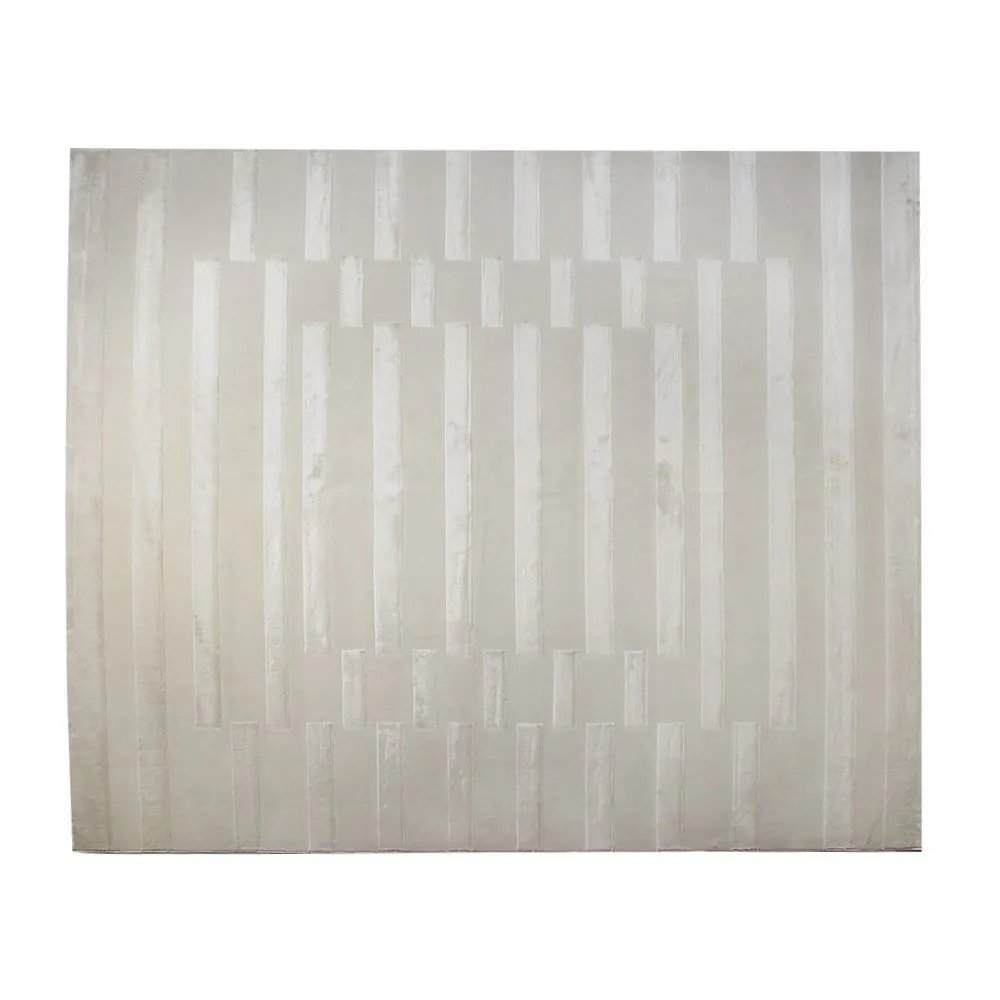 Tapete para Quarto Ou Sala 2,50X3,00 m Provence - Faixas Bege