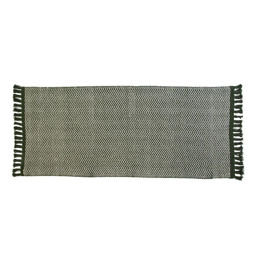 Tapete para Quarto Ou Sala 50X120 cm Naturale - Verde Oliva