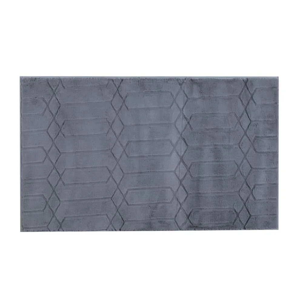 Tapete para Quarto e Sala Bellagio 60Cmx1,00 m - Chumbo
