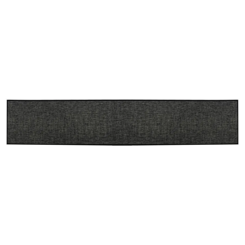 Tapete Passadeira 67Cm X 3,00M Titanium - Preto