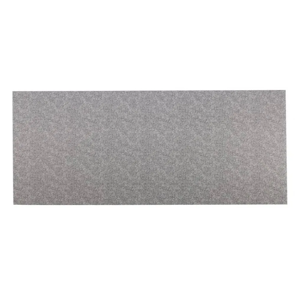 Tapete Passadeira para Quarto e Sala 60Cmx1,50 m Genova - Cinza Liso