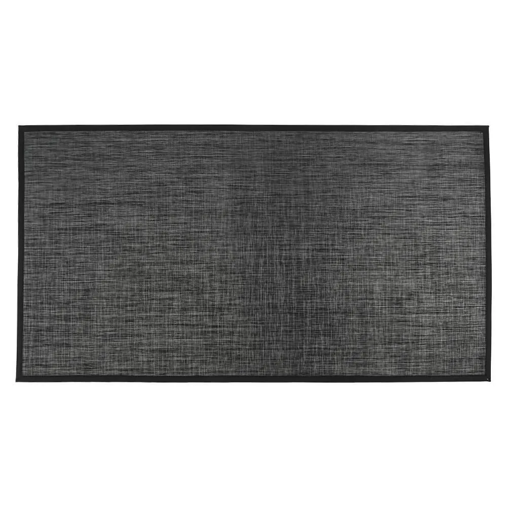 Tapete para Quarto e Sala Titanium 80Cm X 1,50M - Preto