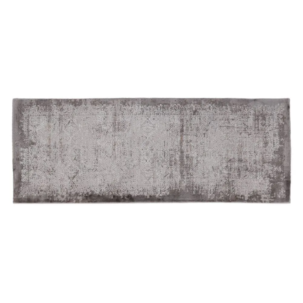 Tapete Passadeira Toscana 67Cm X 1,80M - Cinza