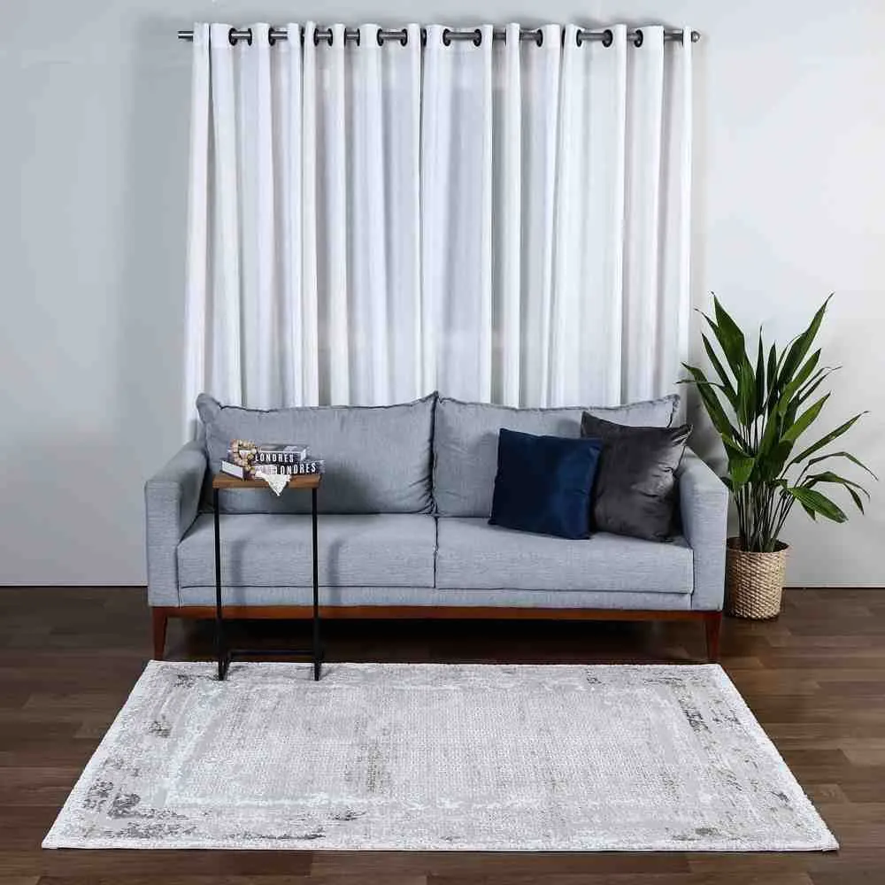 Tapete para Quarto e Sala Toscana 1,40X2,00M - Cinza Antracite
