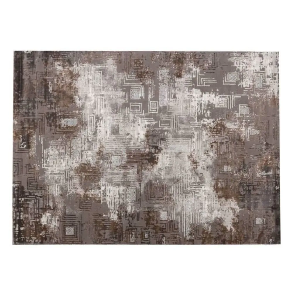Tapete para Quarto e Sala 2,00X3,00M Toscana - Cinza Bege