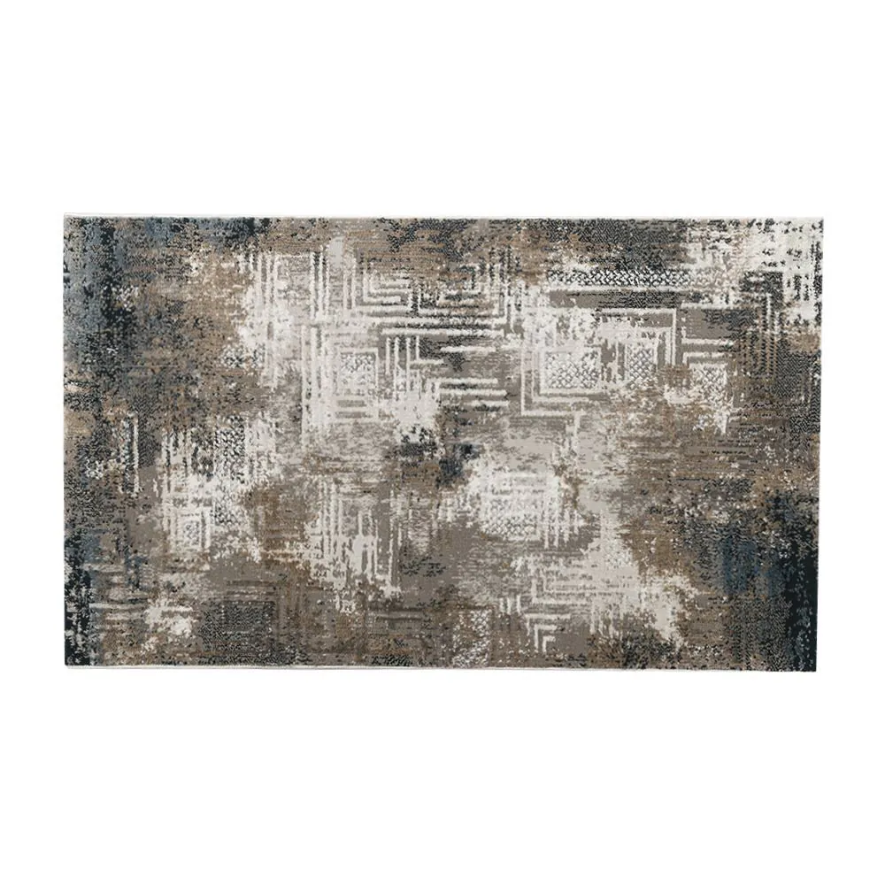 Tapete para Quarto e Sala 60Cm X 1,00M Toscana - Cinza Marinho
