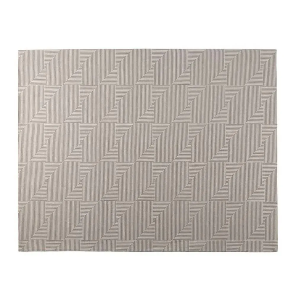 Tapete para Sala e Quarto 2,00X2,50 m Verona - Bege Geométrico