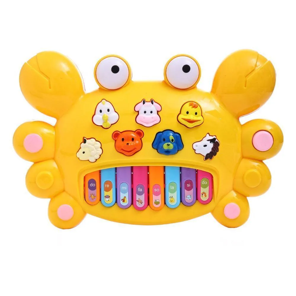Teclado Musical Siri Amarelo Toys - HBR0422
