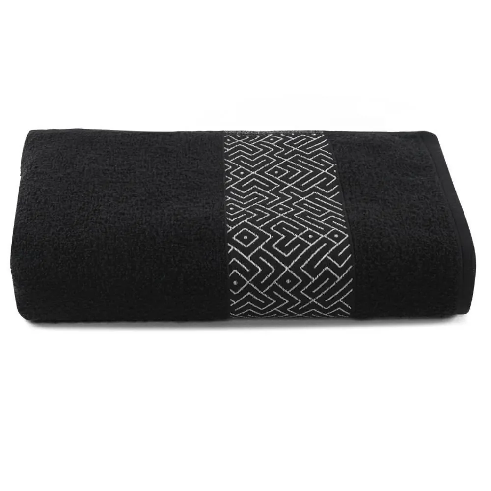 Toalha de Banho 100% Algodão Tokyo - Preto
