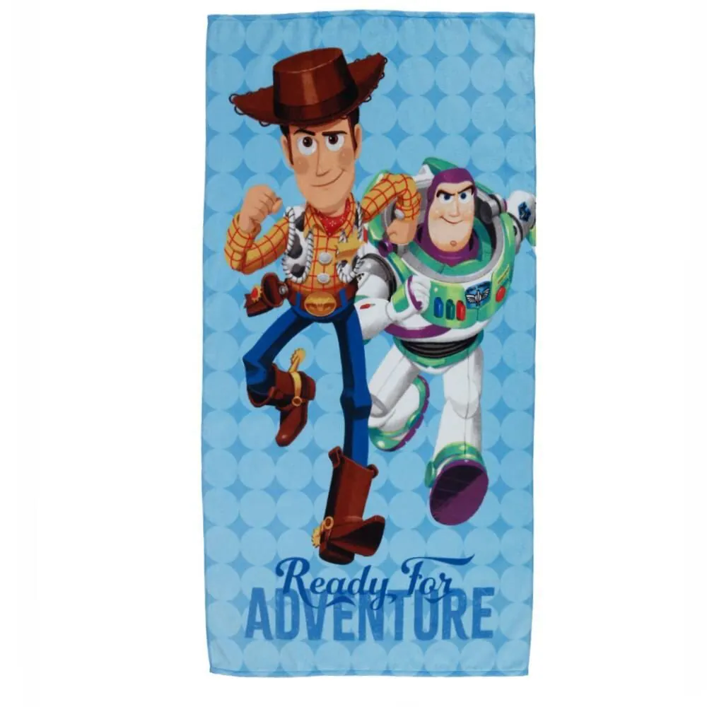 Toalha de Banho Infantil em Veludo Toy Story Kids - Estampada