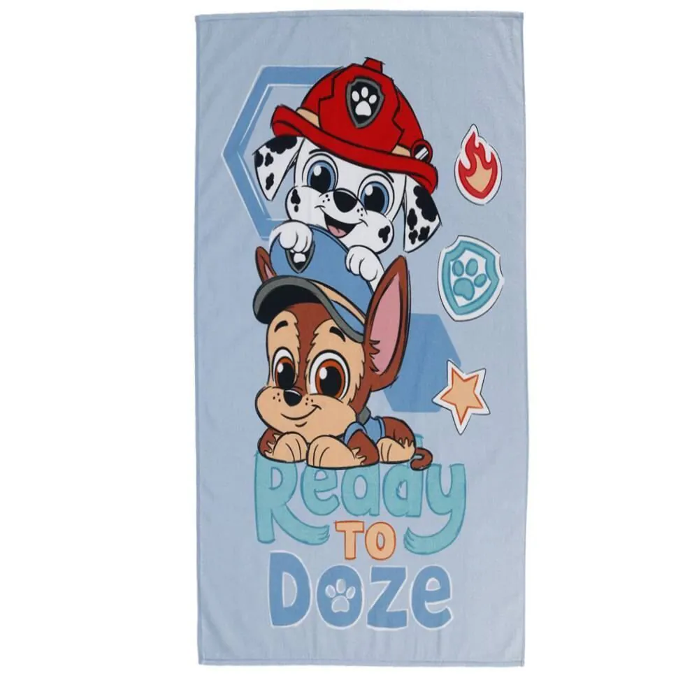 Toalha de Banho Infantil Felpuda Patrulha Canina Kids - Estampada