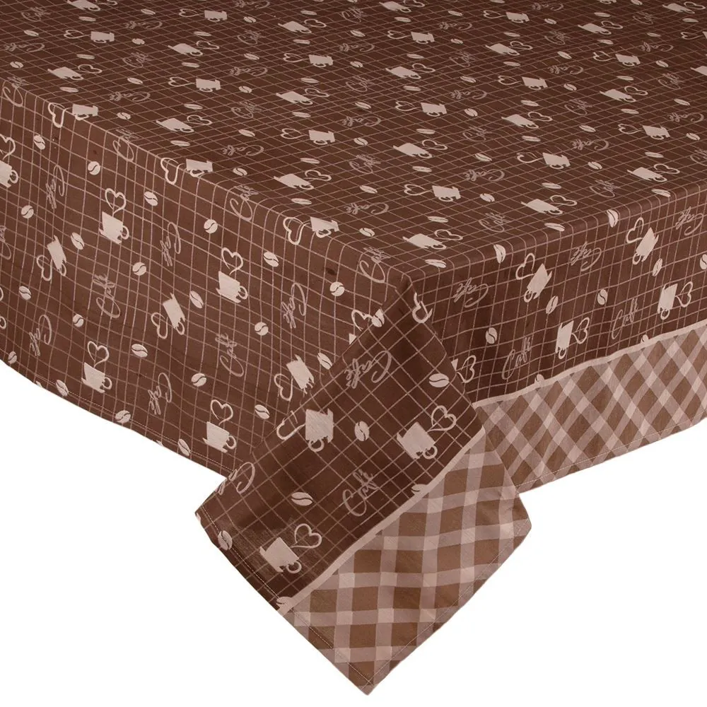 Toalha de Mesa 1,40M X 1,40M by Lepper - Café