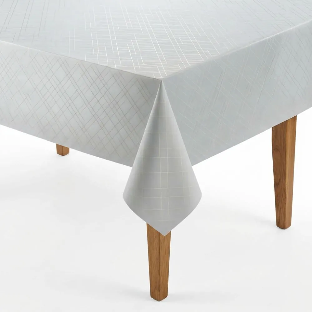 Toalha de Mesa 1,40X2,10 m Requinte Döhler - Prata