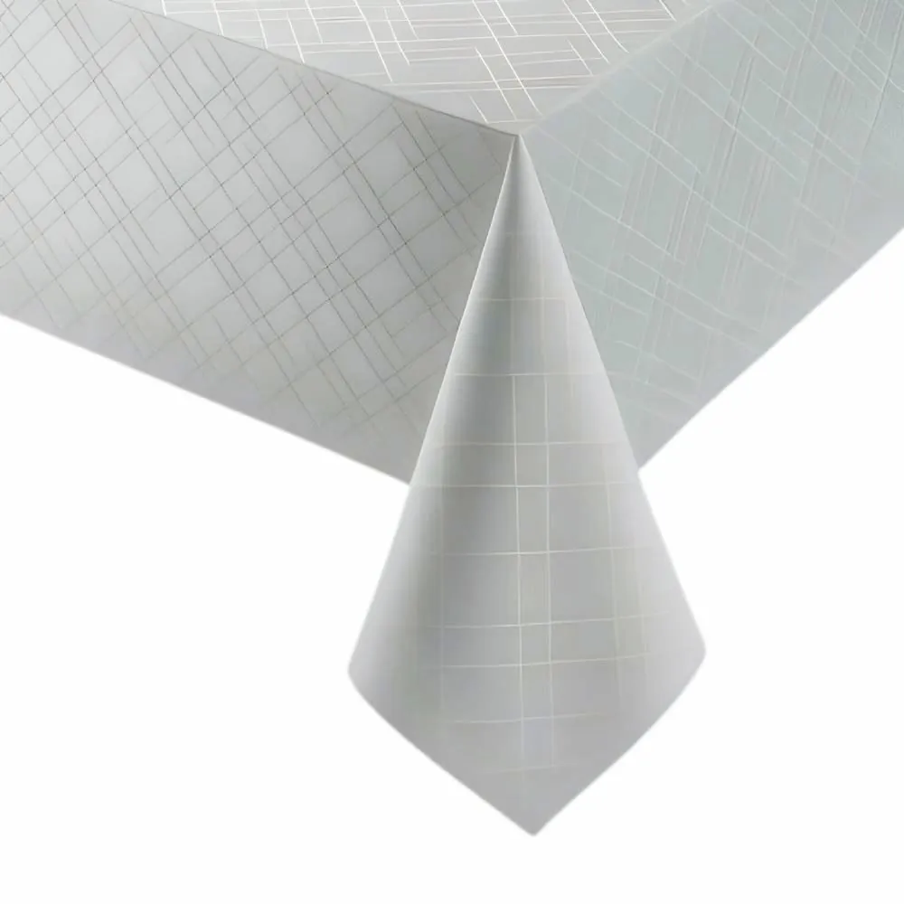 Toalha de Mesa 1,40 X 1,40 m Requinte Döhler - Prata