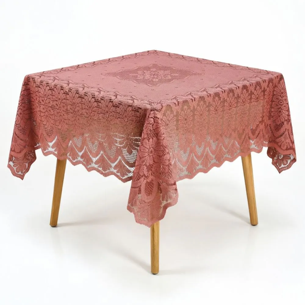 Toalha de Mesa Arabesco 1,60M X 1,60M - Rose
