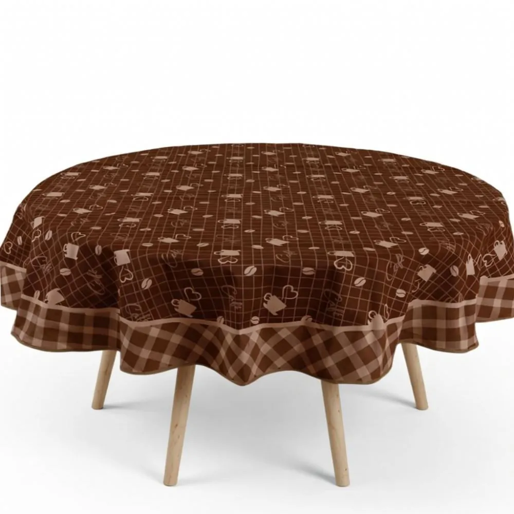Toalha de Mesa Redonda Paris Lepper - Café Lepper