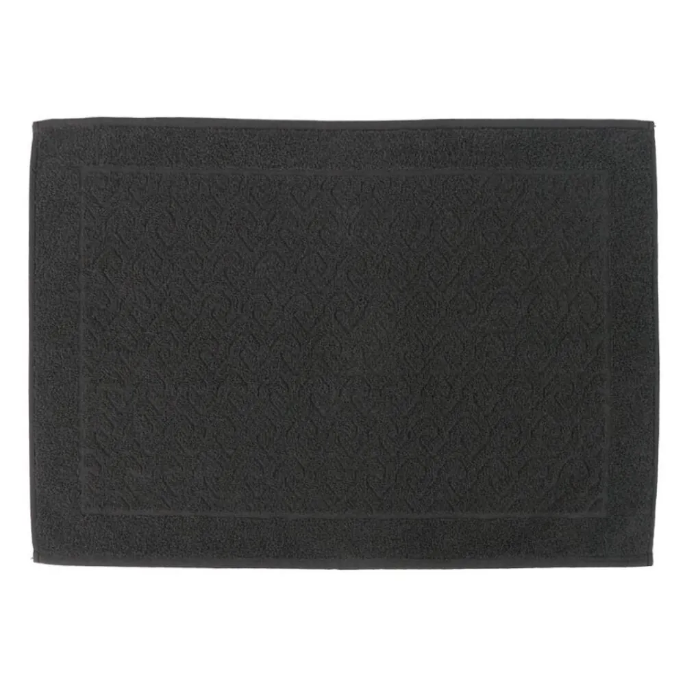 Toalha de Piso para Banheiro 45X68cm Spazio - Carbono