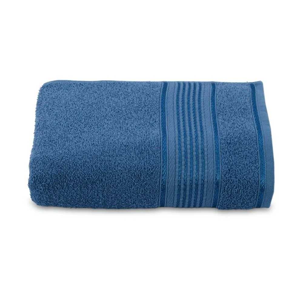 Toalha de Rosto 85% Algodão Cannes - Azul Star