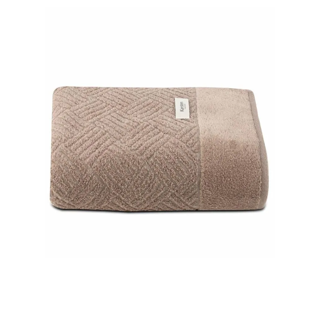 Toalha de Rosto 100% Algodão Arizona Karsten - Taupe