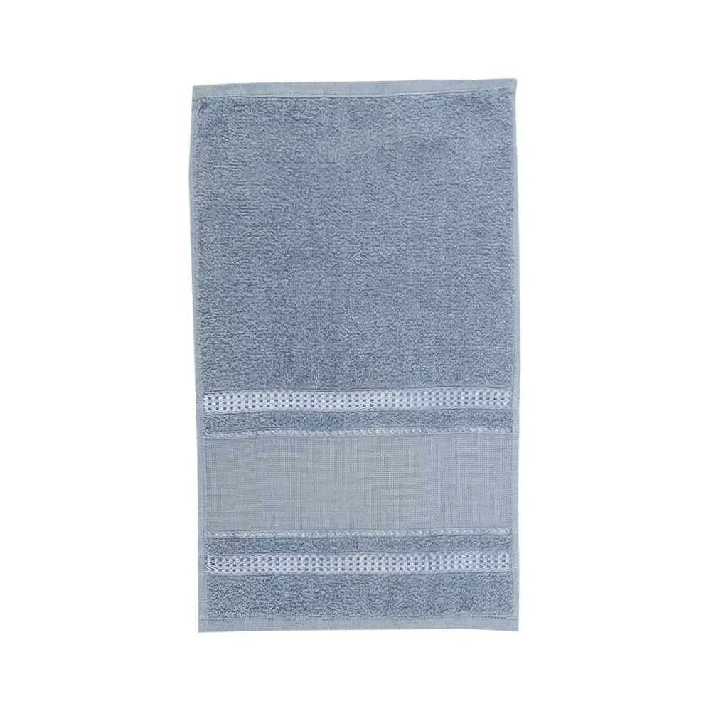 Toalha Lavabo para Bordar Capricho - Azul Veleiro