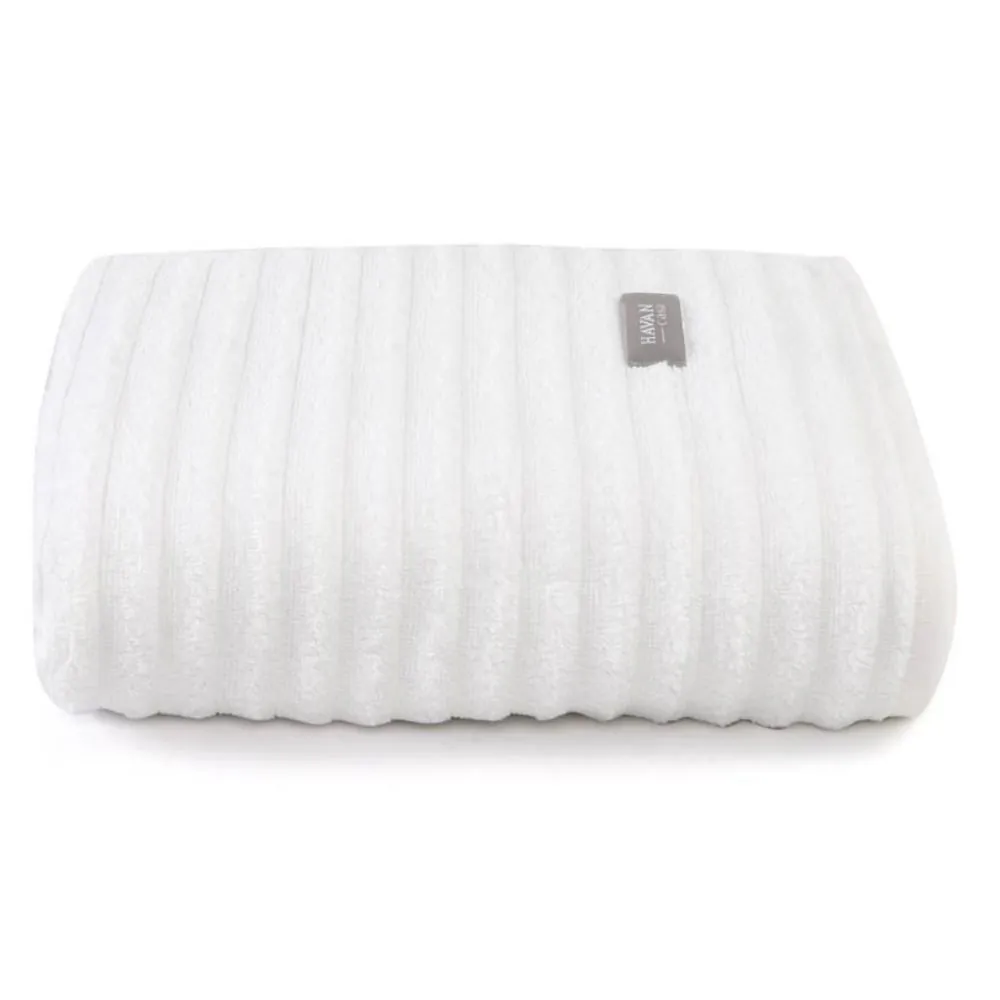 Toalha Super Banho 100% Algodão Wave 1 Pç - Off White