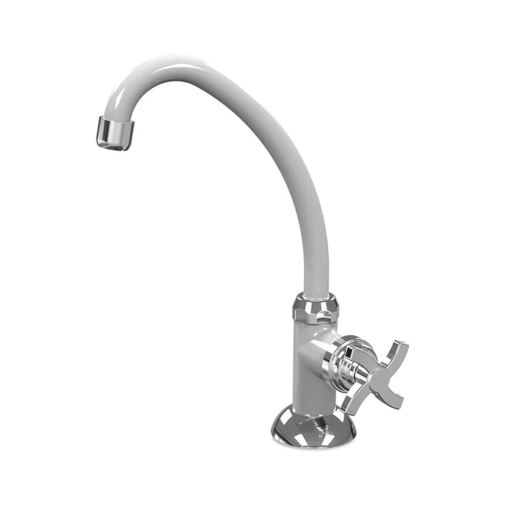 Torneira de Cozinha Acquabios Bancada Quadriseta - Branco