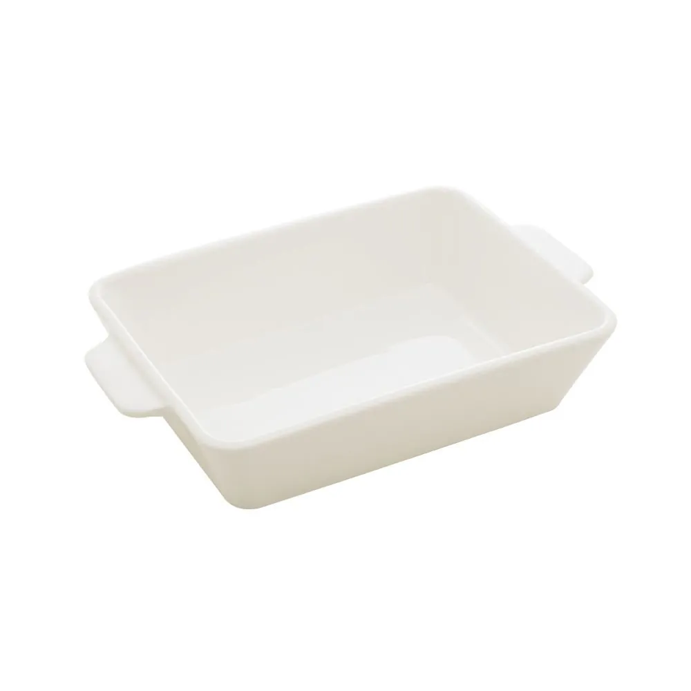 Travessa de Porcelana com Alça 800Ml Lyor - Branco