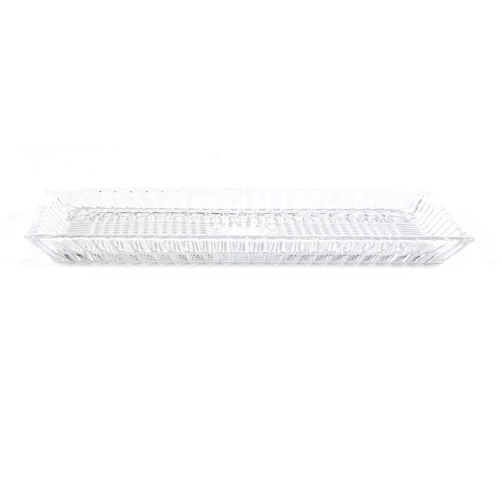 Travessa de Vidro Queen Wolff 34Cm - Transparente