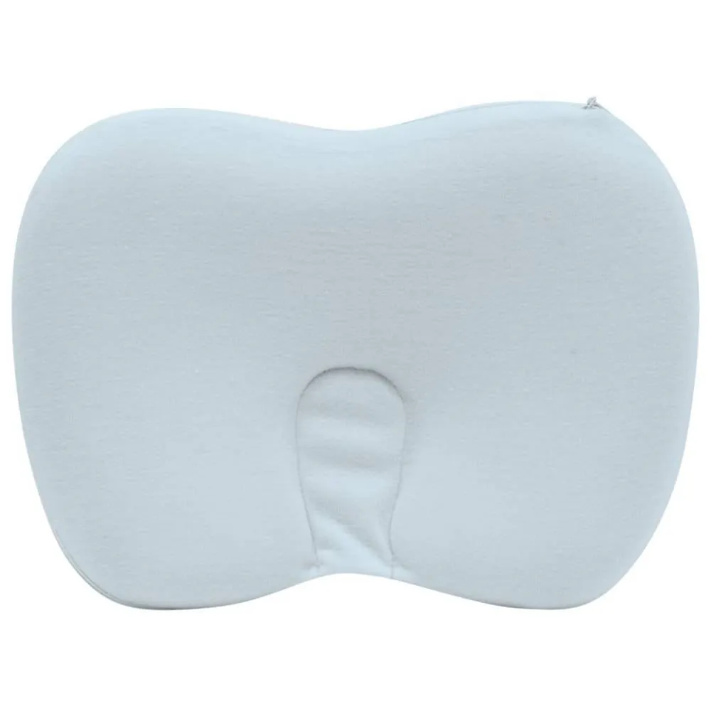 Travesseiro Anatômico Viscoelástico Hipoalérgico Buba 28Cm - Azul Celeste