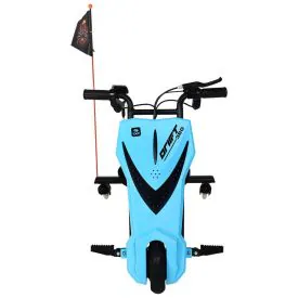 Triciclo Elétrico Drift 250W com 3 Velocidades - Branco