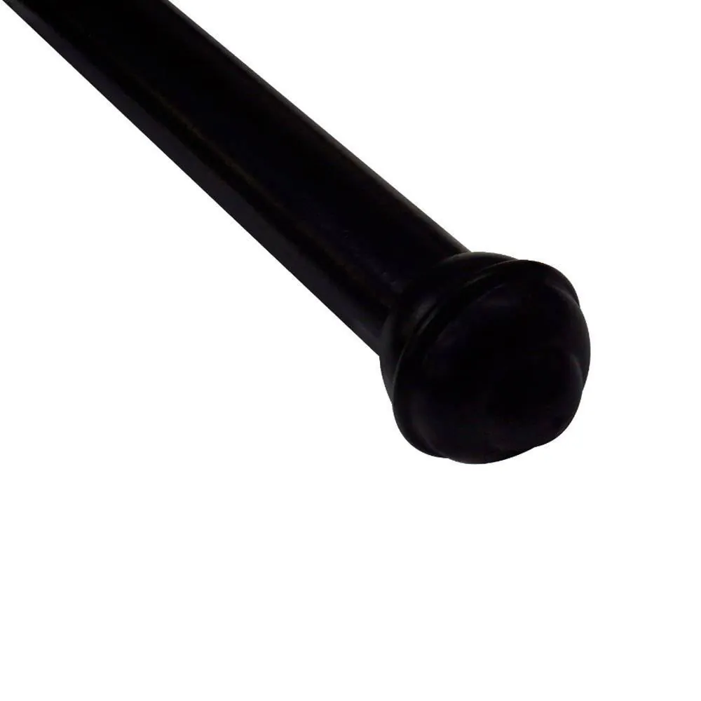Varão de Cortina 1,5 m Grosso Fosco - Preto Fosco
