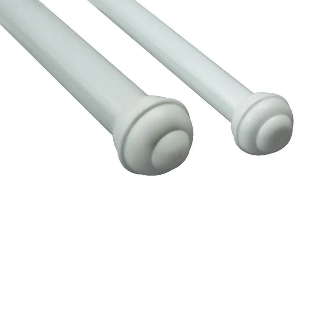 Varão de Cortina Grosso Duplo 3,00 m Fosco - Branco Fosco