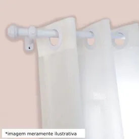 Varão de Cortina 2,50M Médio Fosco - Imbuia Fosco
