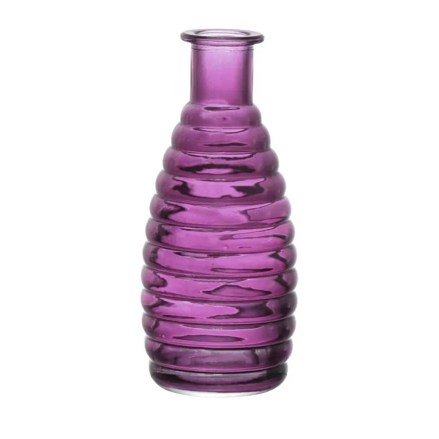 Vaso de Vidro Ivy Roxo Hauskraft - 15Cm