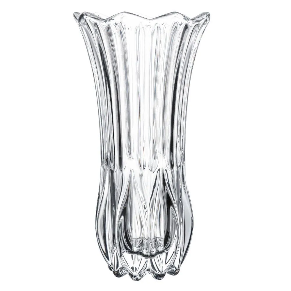 Vaso de Vidro Tulipa 22,5Cm Wolff - Transparente