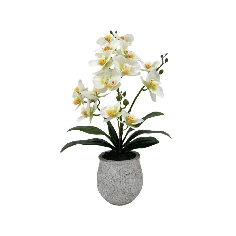 Vaso Orquídea Artificial 52Cm - Sortido