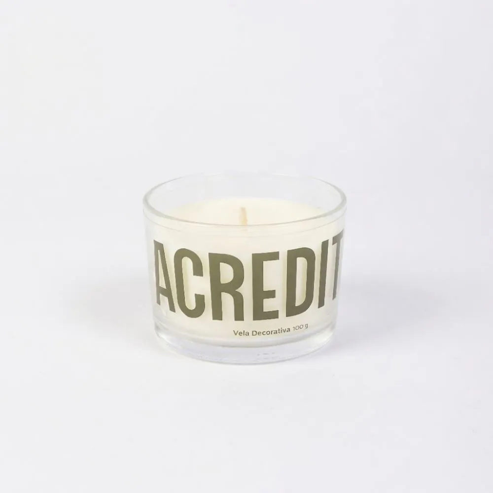 Vela Acredite Arana 100G - Branco